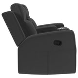 Brentwood 2-Piece Reclining Sofa Set Charcoal