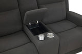 Brentwood 2-Piece Reclining Sofa Set Charcoal