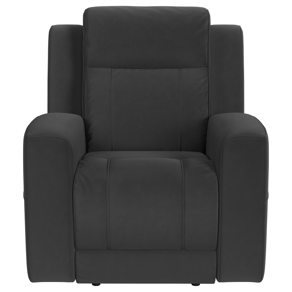 Brentwood Upholstered Rocker Recliner - Dark Charcoal