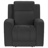 Brentwood Upholstered Rocker Recliner - Dark Charcoal