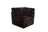 Collins Modular Corner Chair Chocolate Brown