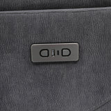 Adler Upholstered Power Swivel Glider Recliner Charcoal Grey