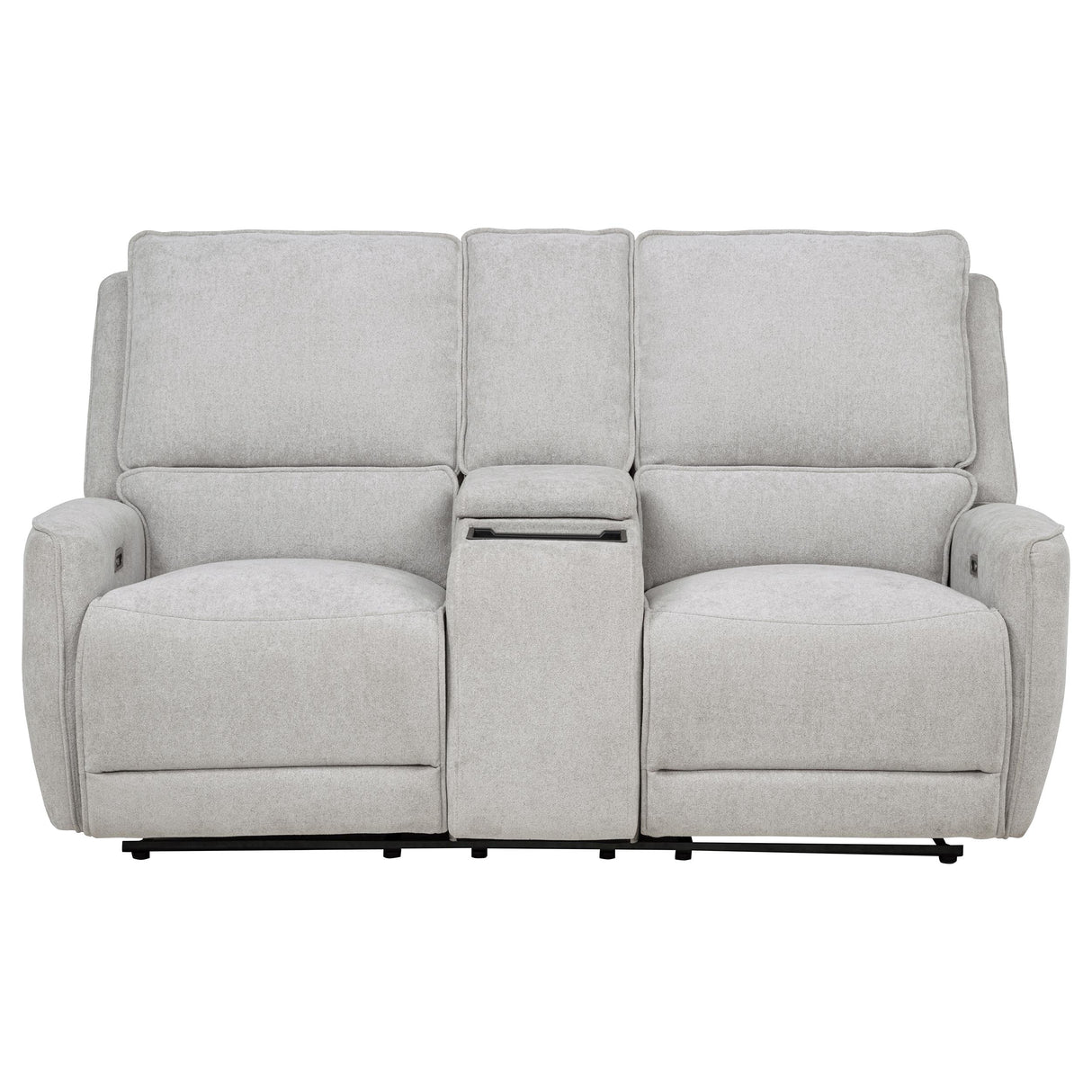 Sylmar Chenille Power Reclining Loveseat, Dove Grey