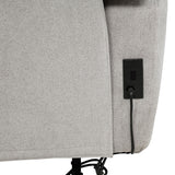 Sylmar Chenille Power Reclining Loveseat, Dove Grey