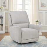 Sylmar Chenille Power Recliner in Dove Grey