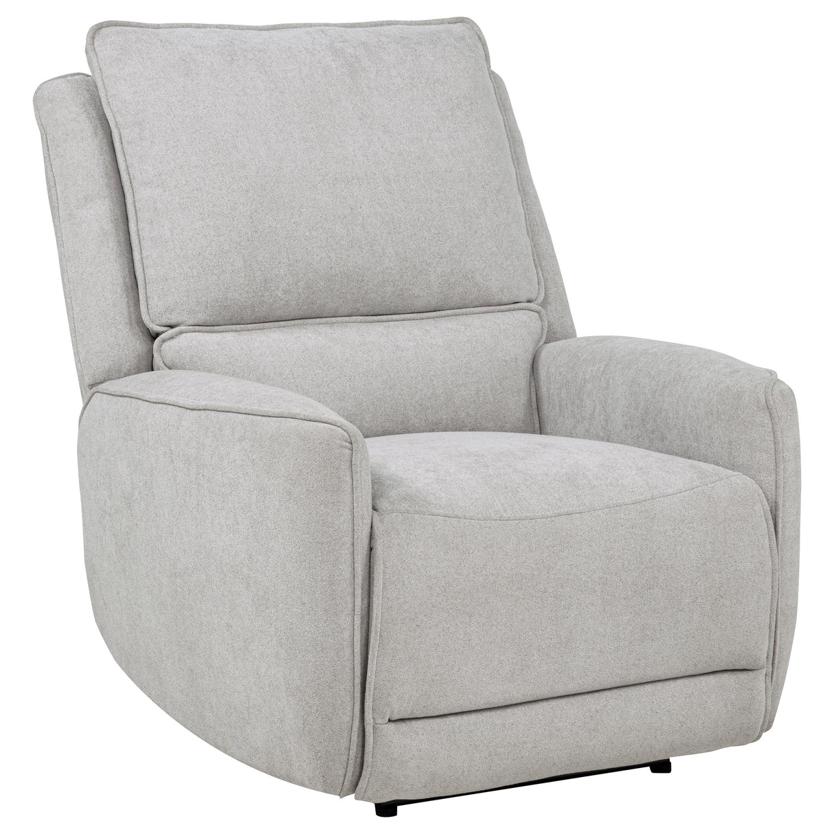 Sylmar Chenille Power Recliner in Dove Grey