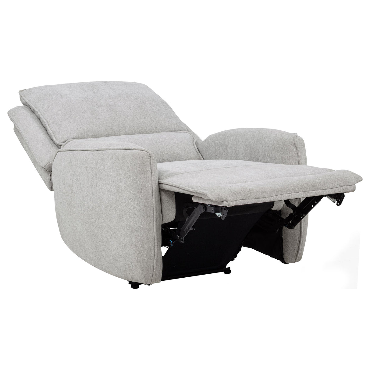 Sylmar Chenille Power Recliner in Dove Grey