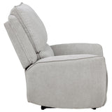 Sylmar Chenille Power Recliner in Dove Grey