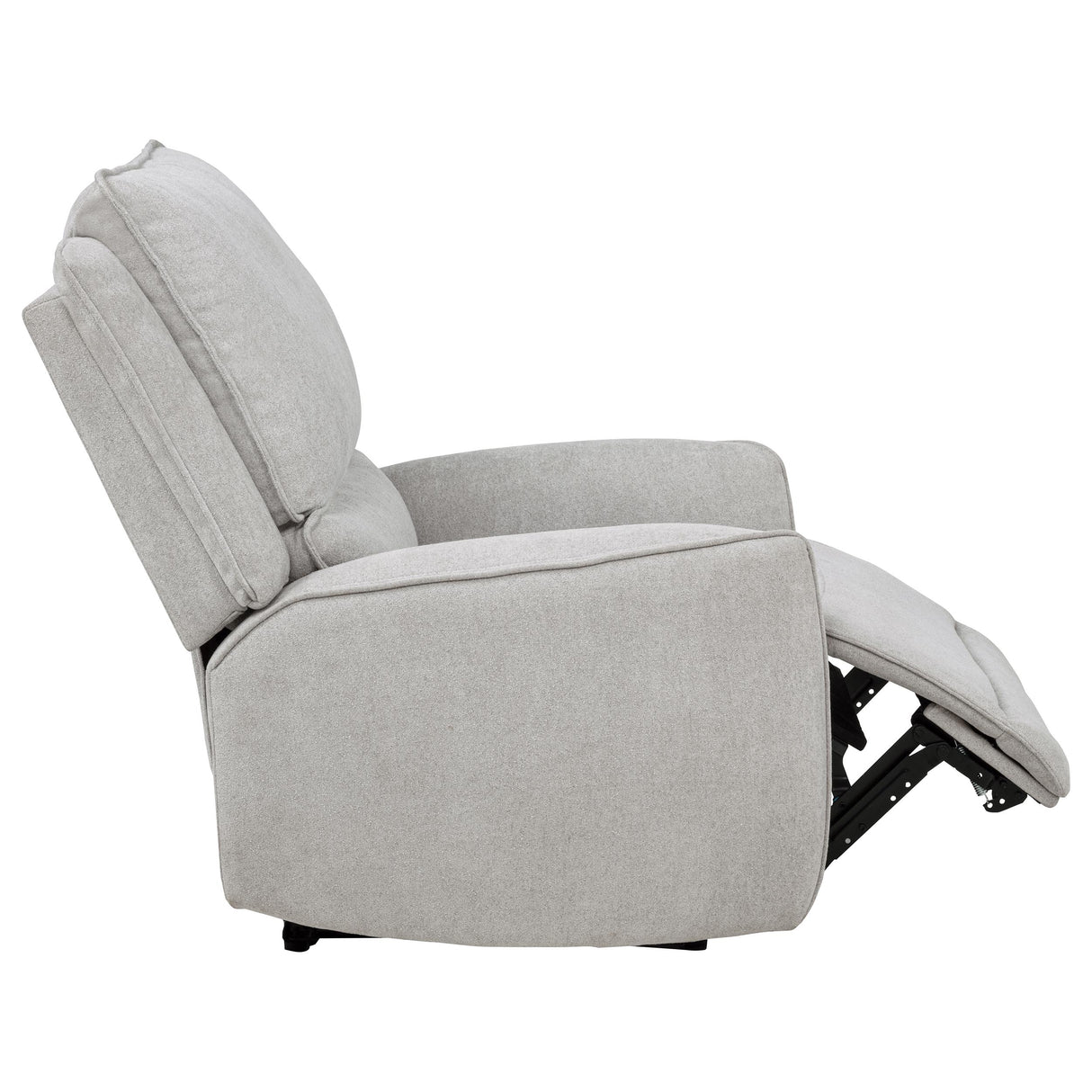 Sylmar Chenille Power Recliner in Dove Grey