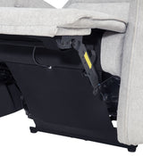 Sylmar Chenille Power Recliner in Dove Grey