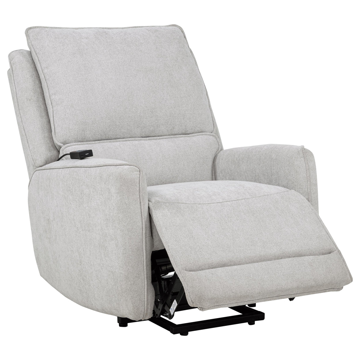 Sylmar Chenille Upholstered Dual Power Lift Recliner