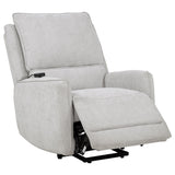 Sylmar Chenille Upholstered Dual Power Lift Recliner