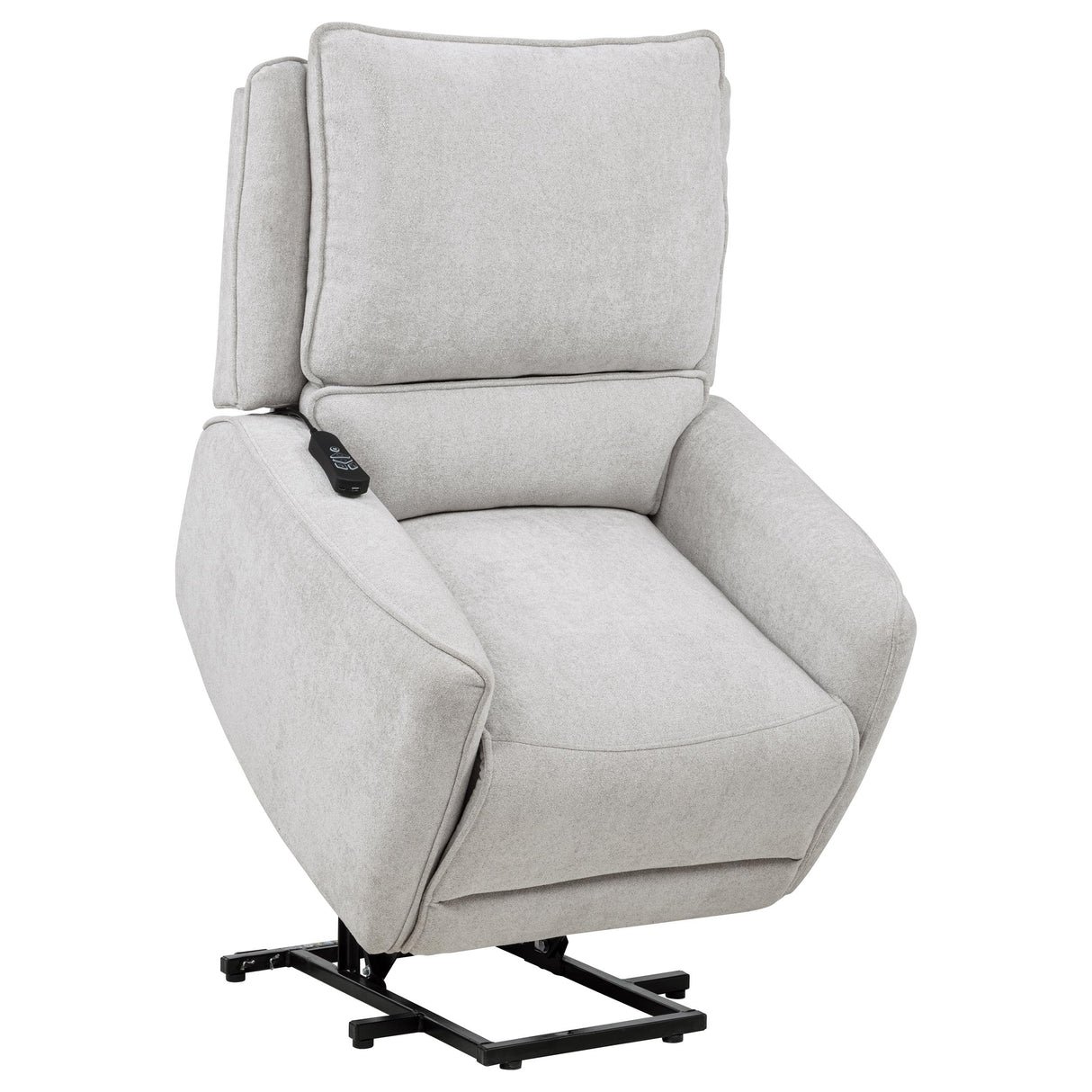 Sylmar Chenille Upholstered Dual Power Lift Recliner