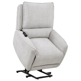 Sylmar Chenille Upholstered Dual Power Lift Recliner