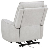 Sylmar Chenille Upholstered Dual Power Lift Recliner