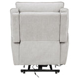 Sylmar Chenille Upholstered Dual Power Lift Recliner