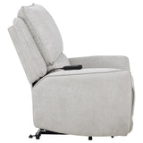 Sylmar Chenille Upholstered Dual Power Lift Recliner