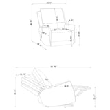 Sylmar Chenille Upholstered Dual Power Lift Recliner