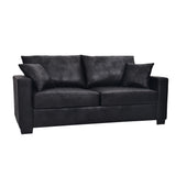 2 Seater Sofa, 2 Throw Pillows For Living Room