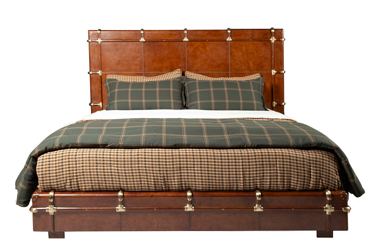 Gentlemen's - King Bed - Dark Brown