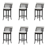 Telia - Upholstered Swivel Bar Height Barstool