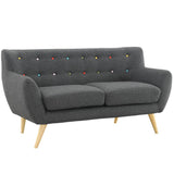 62 - Inch Remark Upholstered Fabric Loveseat - Loveseats available at Alpine Outlets in Denver