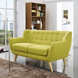 62 - Inch Remark Upholstered Fabric Loveseat - Loveseats available at Alpine Outlets in Denver