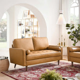62 - Inch Valour Top - Grain Leather Loveseat - Loveseats available at Alpine Outlets in Denver