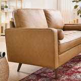 62 - Inch Valour Top - Grain Leather Loveseat - Loveseats available at Alpine Outlets in Denver
