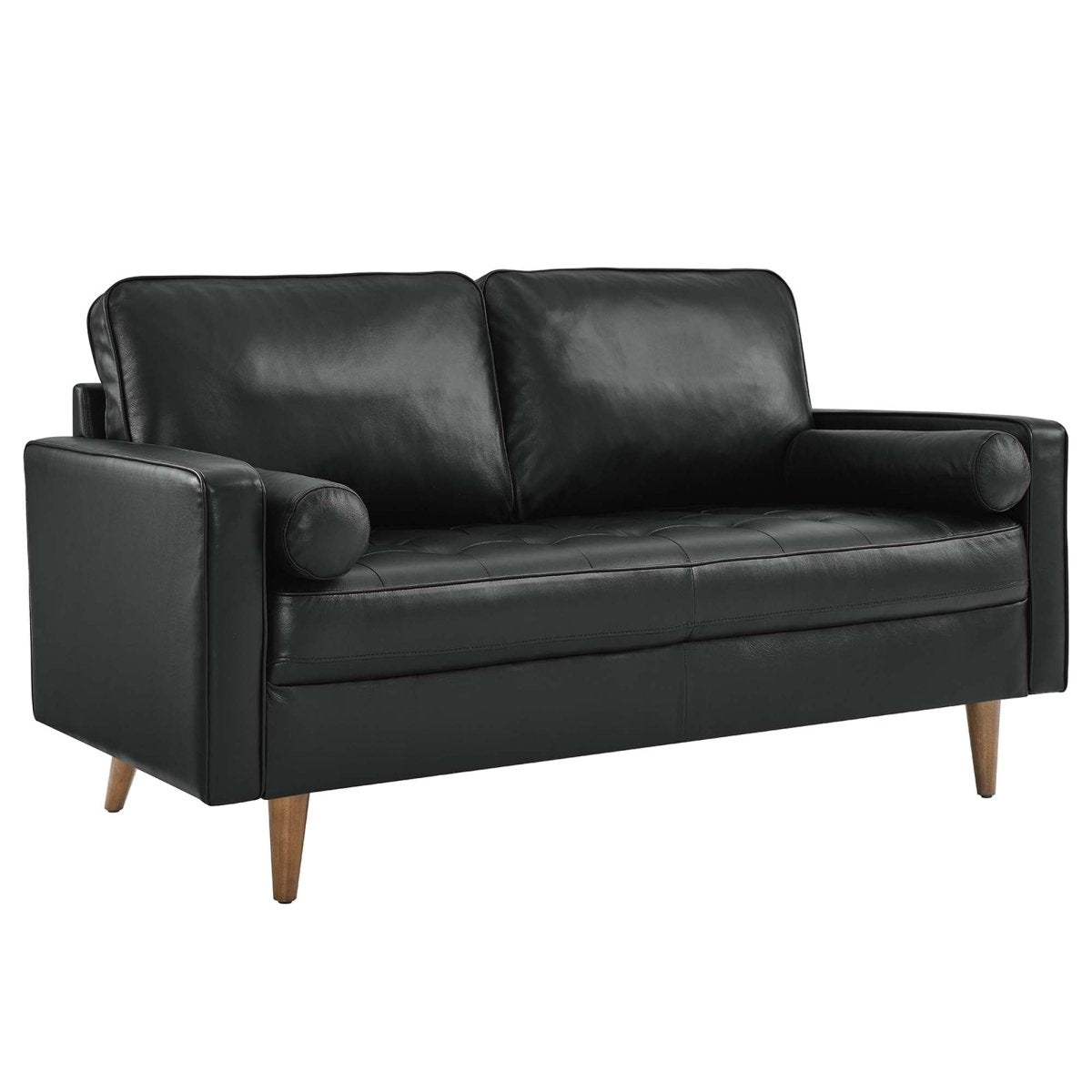 62 - Inch Valour Top - Grain Leather Loveseat - Loveseats available at Alpine Outlets in Denver