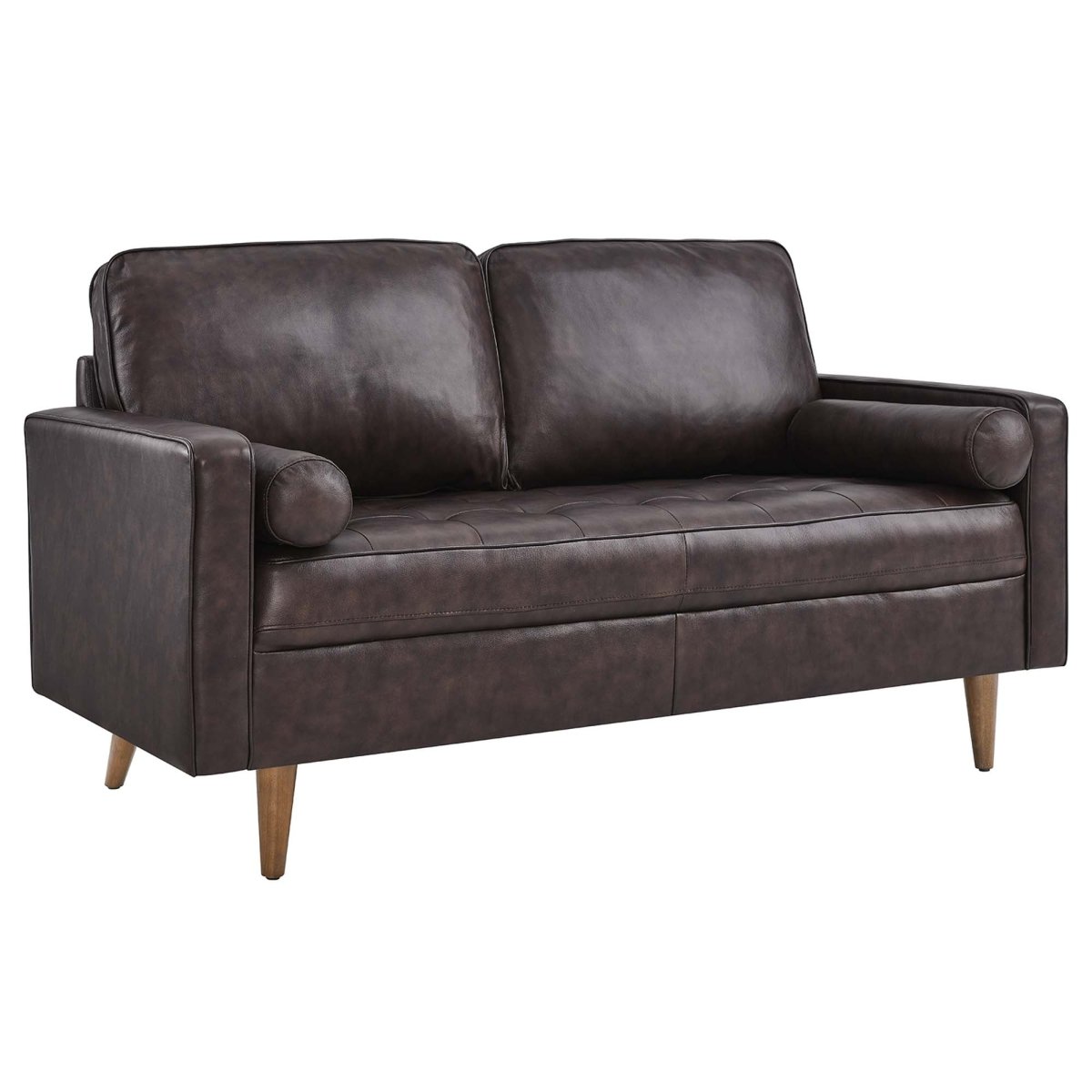 62 - Inch Valour Top - Grain Leather Loveseat - Loveseats available at Alpine Outlets in Denver