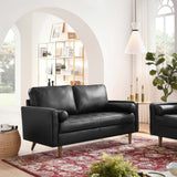 62 - Inch Valour Top - Grain Leather Loveseat - Loveseats available at Alpine Outlets in Denver