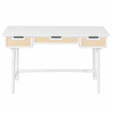Writing Desk With 3 Drawers For Living Room