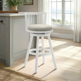 Harper - 26" Amber Glow Counter Height Rubberwood Swivel Barstool
