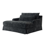 Sofa Bed Loveseat With Textured Surface And 2 Cushions