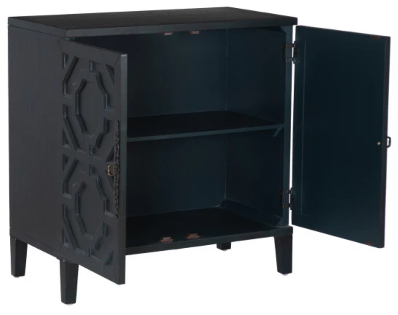 St. Barts 2-Door Accent Cabinet with Detailed Door Fronts