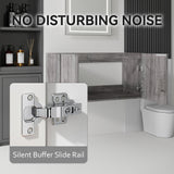 Floating Bathroom Vanity Cabinet With Soft Close Double Doors, Spacious Interior Storage, Wall Mounted, Cabinet Only