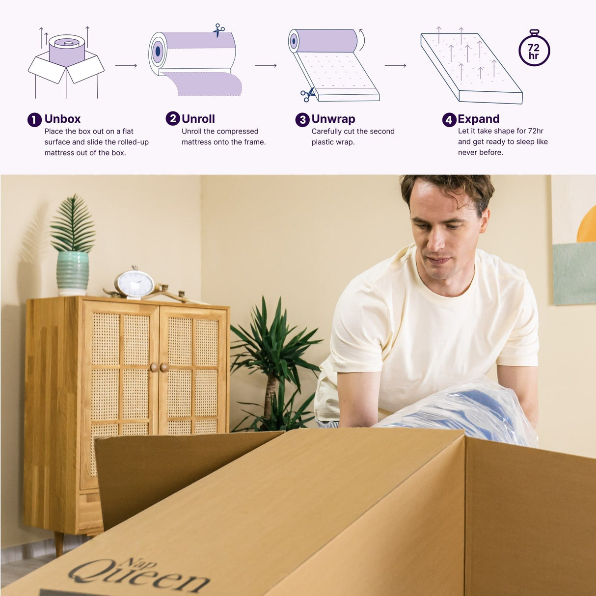 Victoria - 12" Cooling Gel Hybrid Mattress