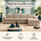Modular Sectional Sofa, Reversible Set