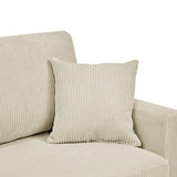 Upholstered Loveseat With Arms And Pillows