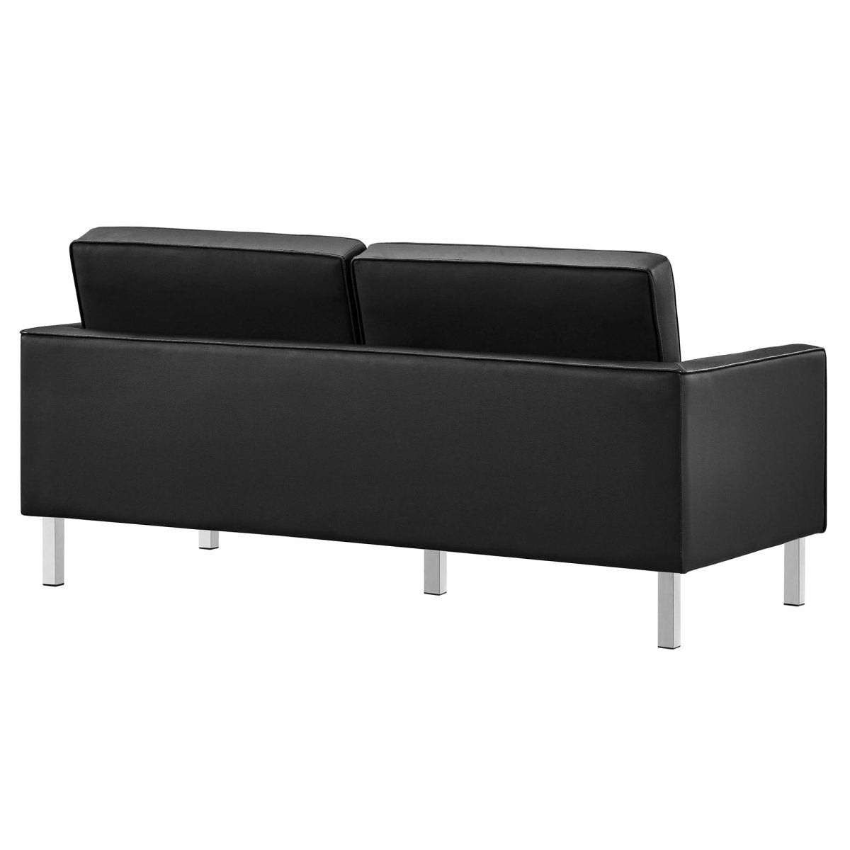 63 - Inch Loft Tufted Vegan Leather Loveseat - Loveseats available at Alpine Outlets in Denver