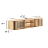 63 Inch Stylish Wall - Mounted TV Stand - TV Stands available at Alpine Outlets in Denver