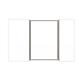 43.3" Wall Mounted Bathroom Cabinet With Adjustable Shelves, Door Storage Cabinet - Imitative Oak