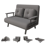 5 In 1 Convertible Sofa Bed For 2 With Adjustable Backrest