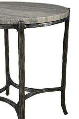 Stonewall - End Table - Silver / Black