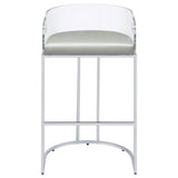 Mello - Upholstered Bar Chair (Set of 2) - Gray