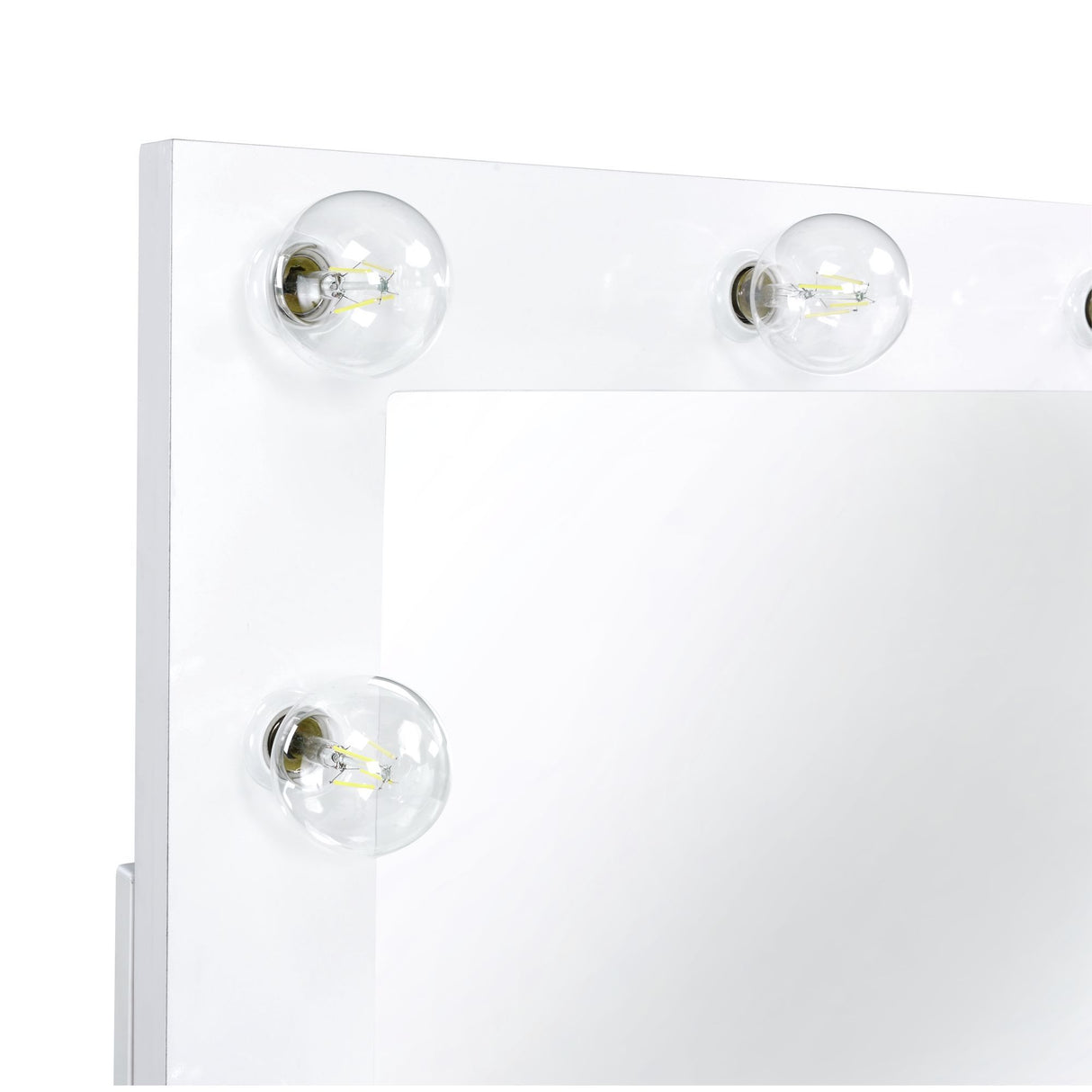 Ariana - Complete Vanity With Lightbulbs - Glossy White