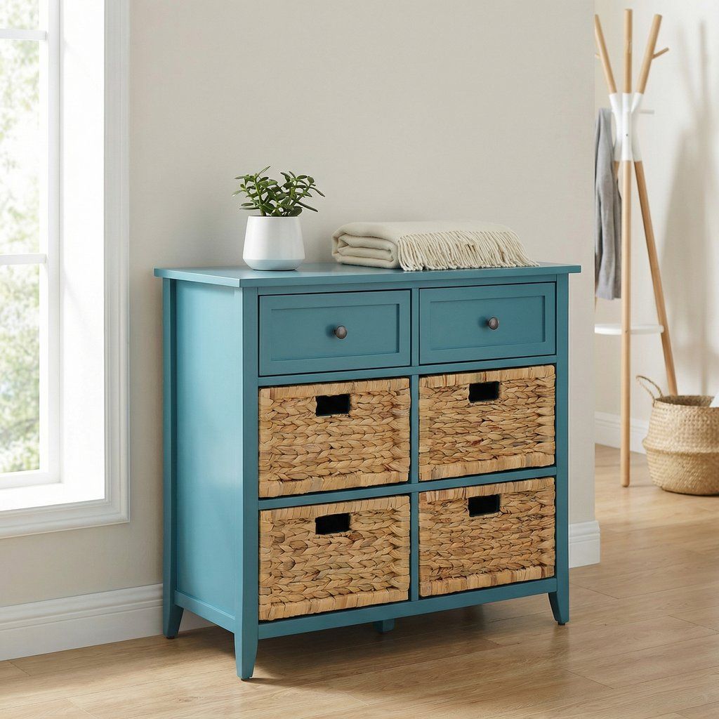 Console Cabinet 6 Drawer 30in x 13in x 28in
