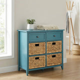 Console Cabinet 6 Drawer 30in x 13in x 28in