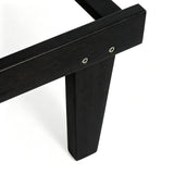 Ariana - Chaise Lounge With Cushion For Outdoor - Black